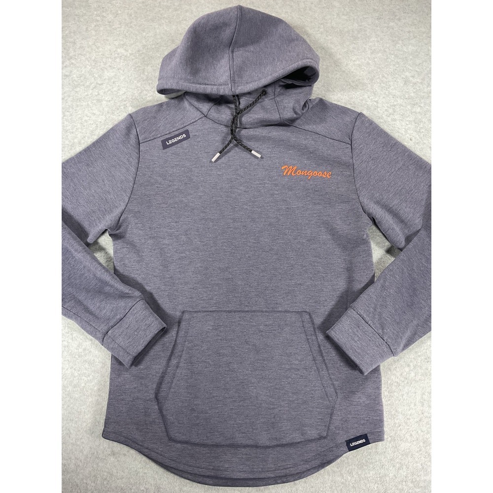Legends Mongoose Hoodie Mens Small Gray Work Hard Stay Humble Sweatshirt 2939